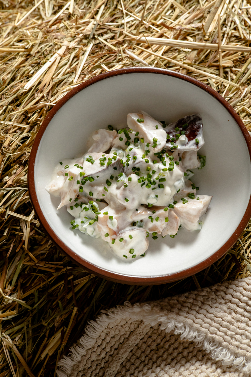 Белые грузди в сметане