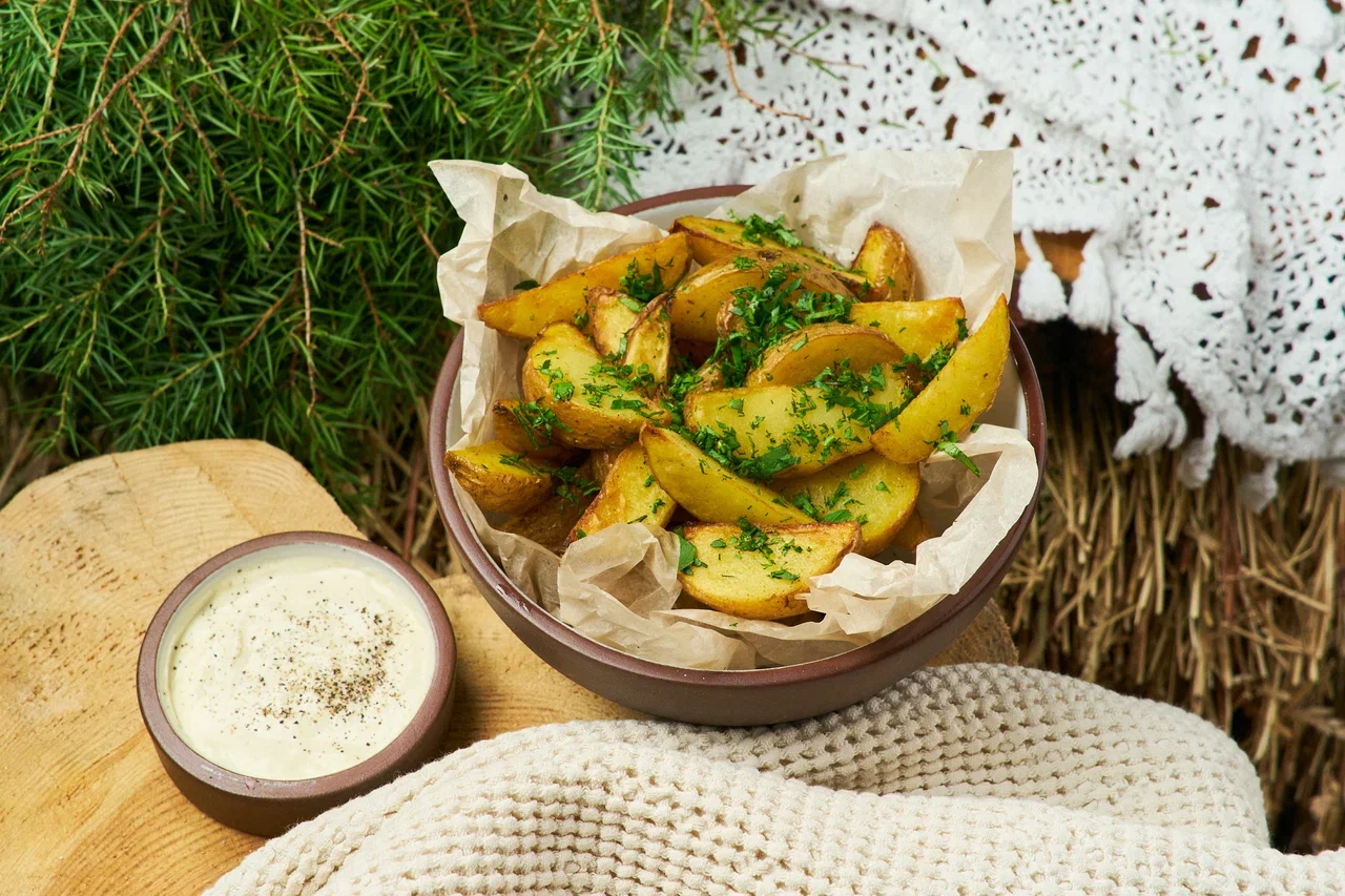 Картофель по деревенски